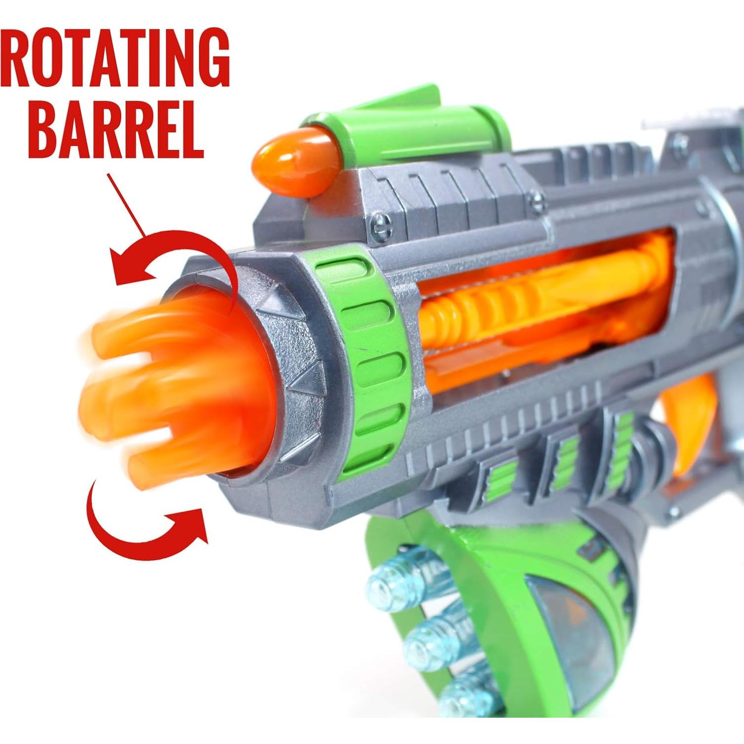 Pistola de Juguete Blaster Sónico Espacial Kidplokio - Verde