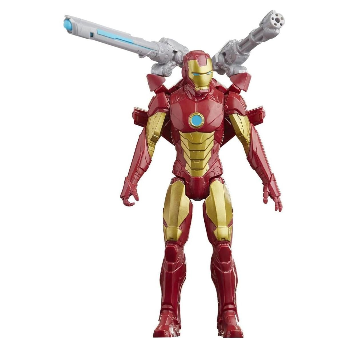 Figura de acción Iron Man Titan Hero Hasbro 30 cm con lanzador