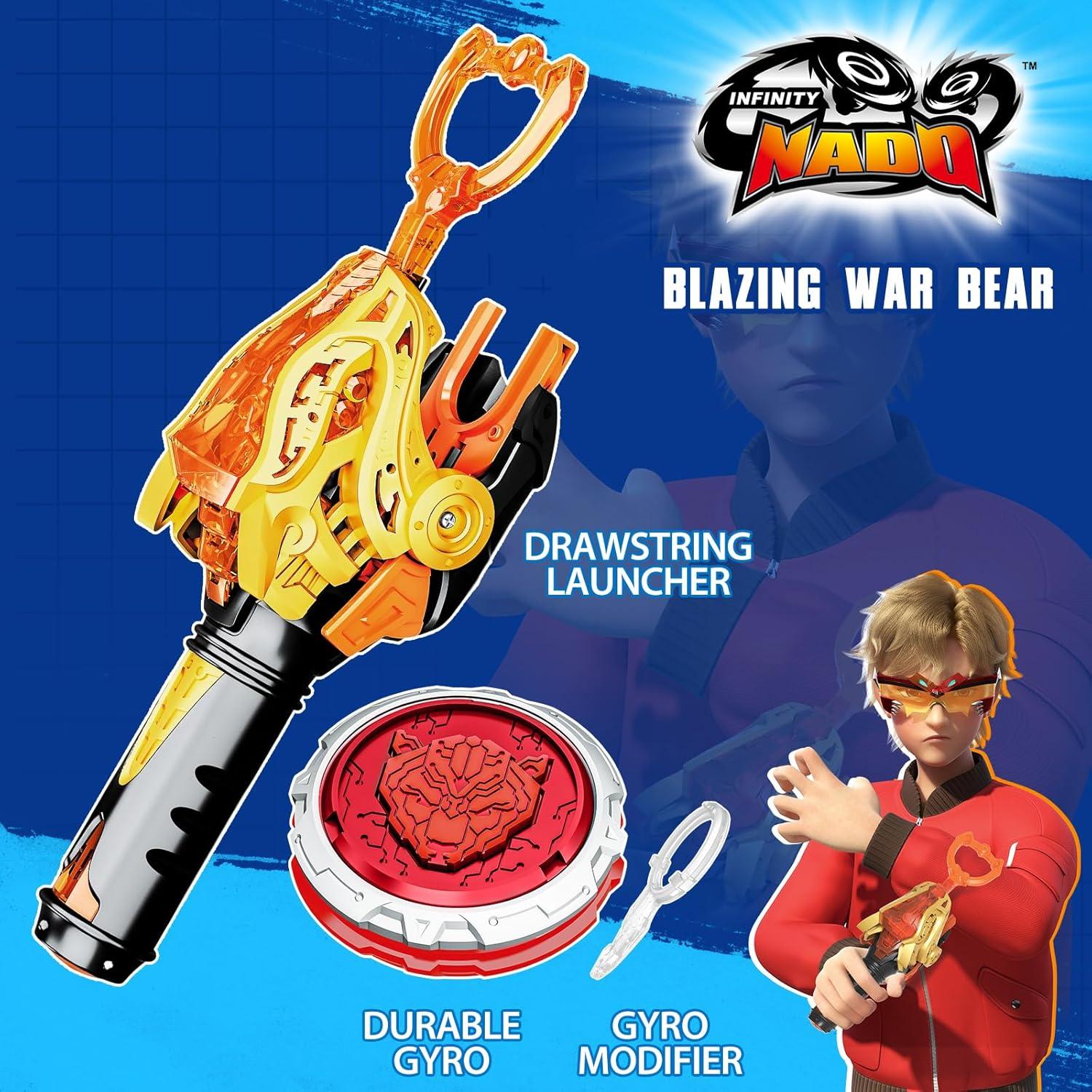 Conjunto de Batalla Infinity Nado Oso - Peonza y Lanzador