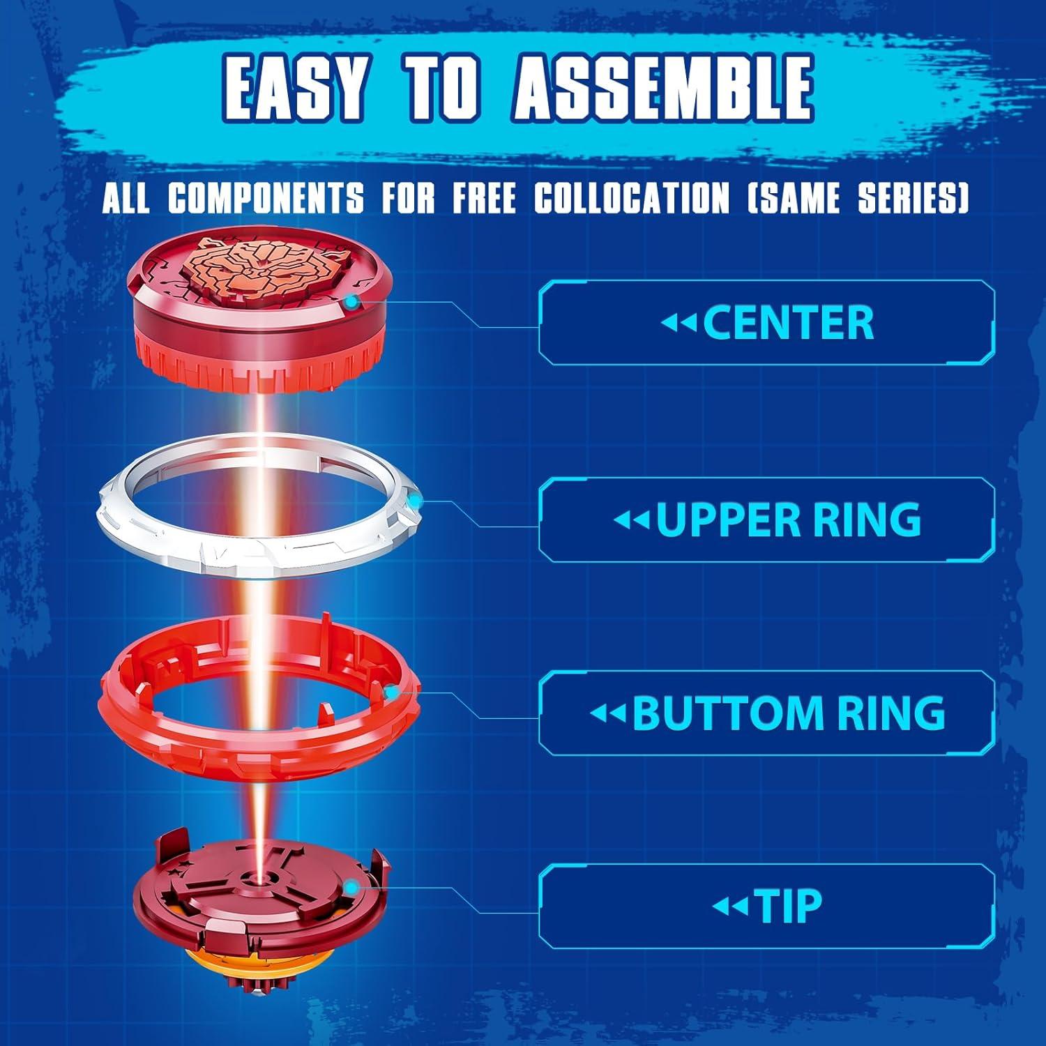 Conjunto de Batalla Infinity Nado Oso - Peonza y Lanzador