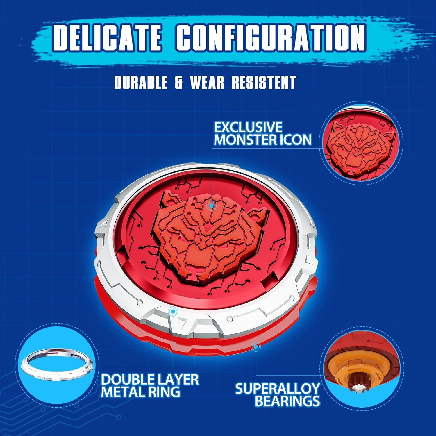 Conjunto de Batalla Infinity Nado Oso - Peonza y Lanzador