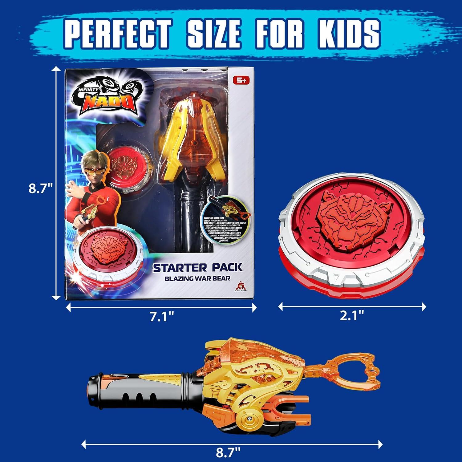 Conjunto de Batalla Infinity Nado Oso - Peonza y Lanzador