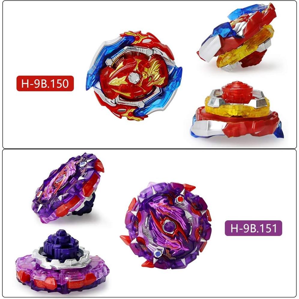 Juego de Trompos Giratorios Ingooood Metal Fusion 6 Piezas