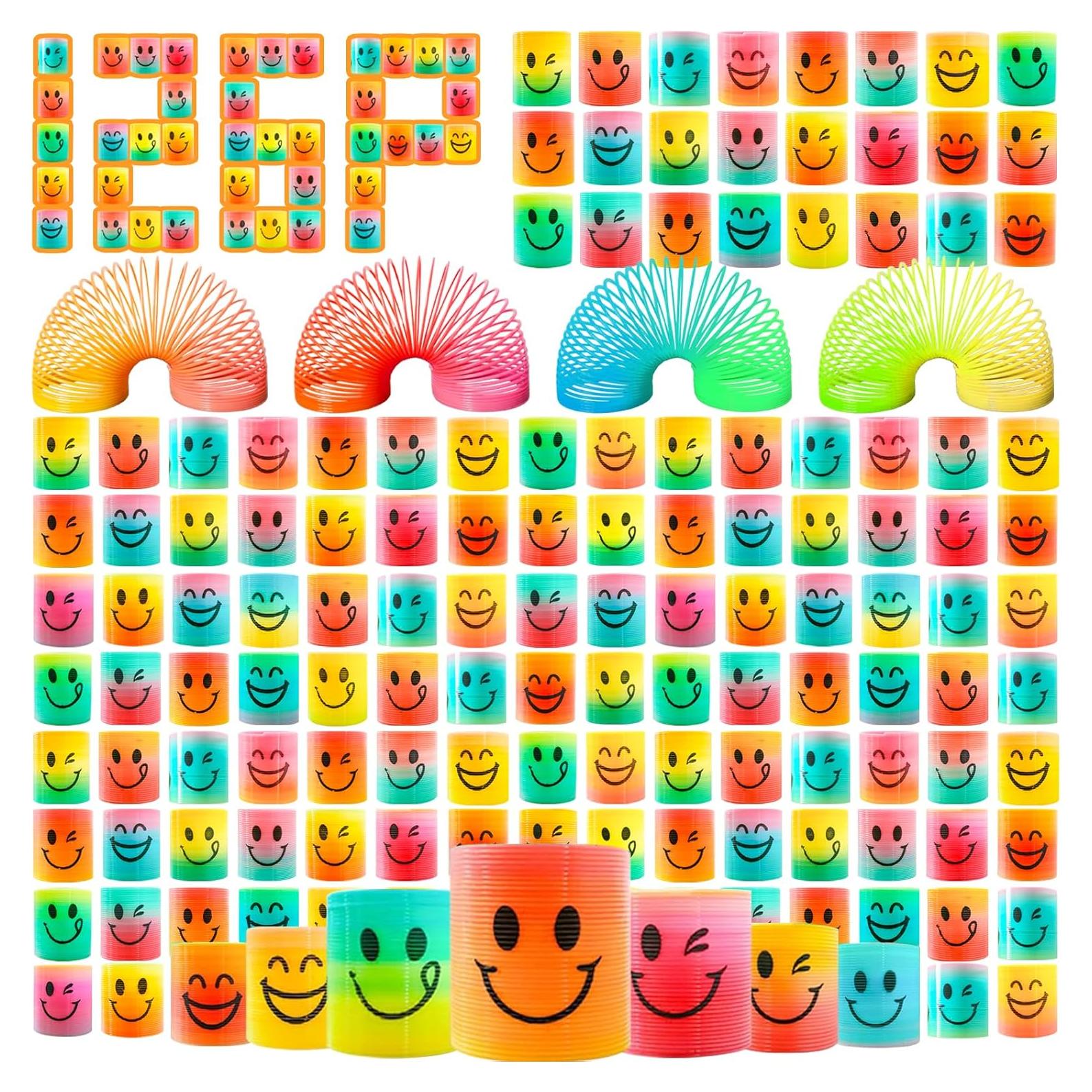 126 Resortes de Colores Cocurb - Juguetes de Fiesta para Niños