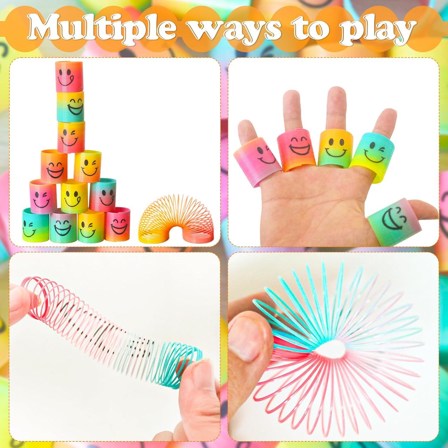 126 Resortes de Colores Cocurb - Juguetes de Fiesta para Niños