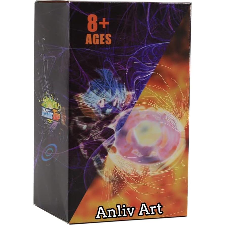 Lanzador Bidireccional B-184 Anliv Art Negro Compatible Bey Burst