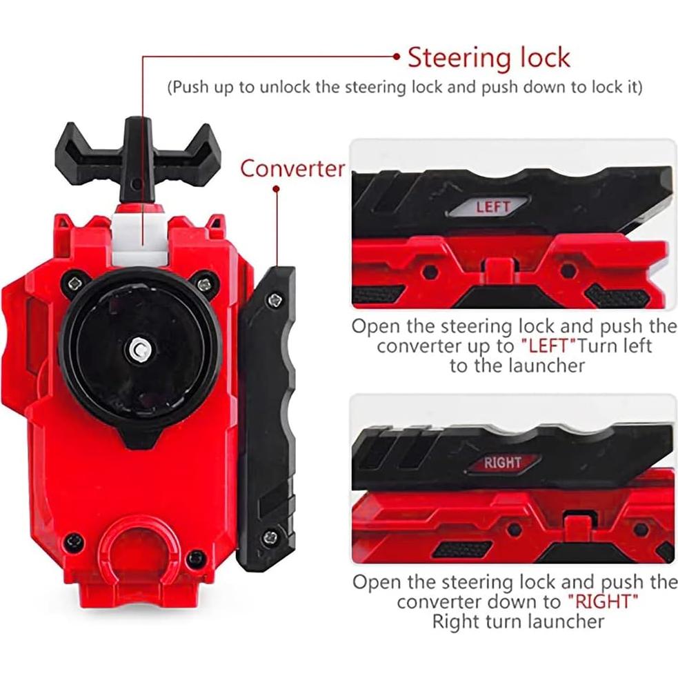 Gyro Tops de Batalla Burst SuperKing mlywd B-169 con Lanzador