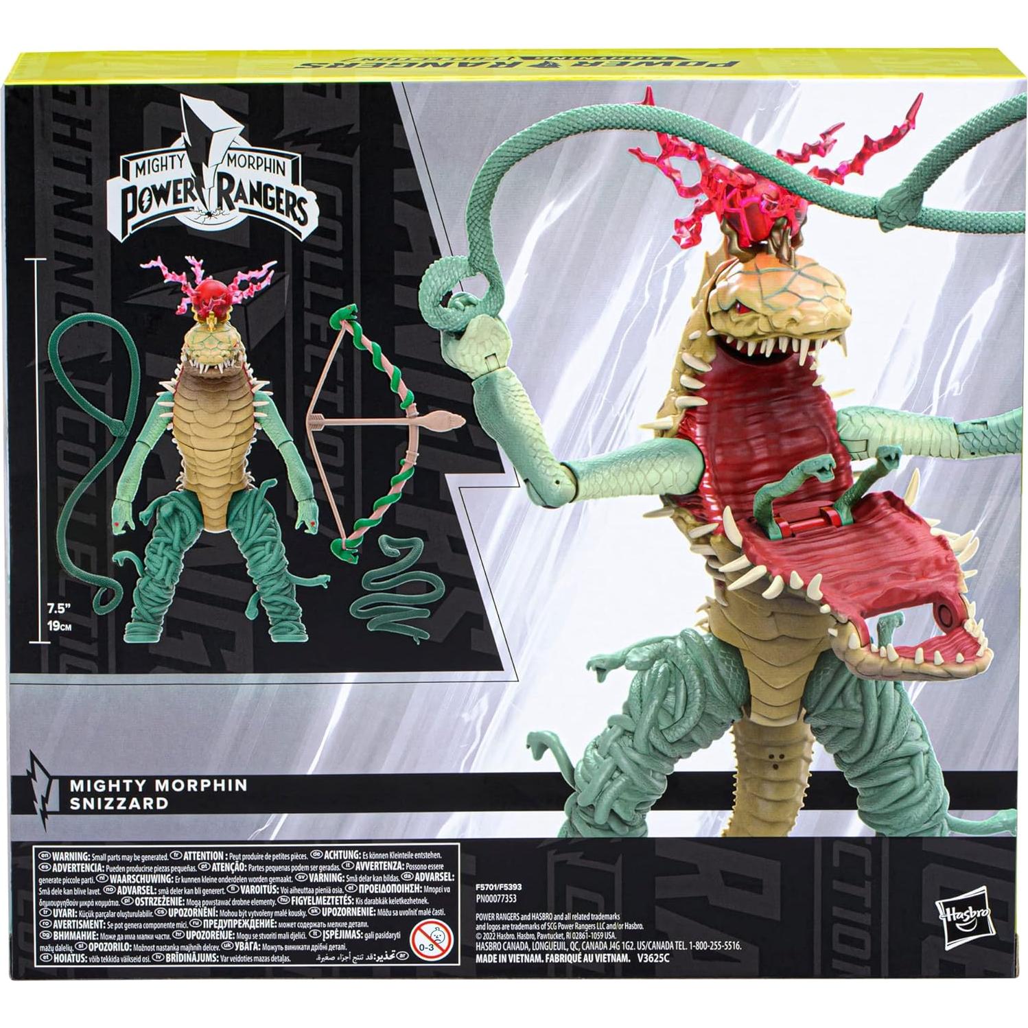 Figura de acción Snizzard Power Rangers Lightning 19 cm