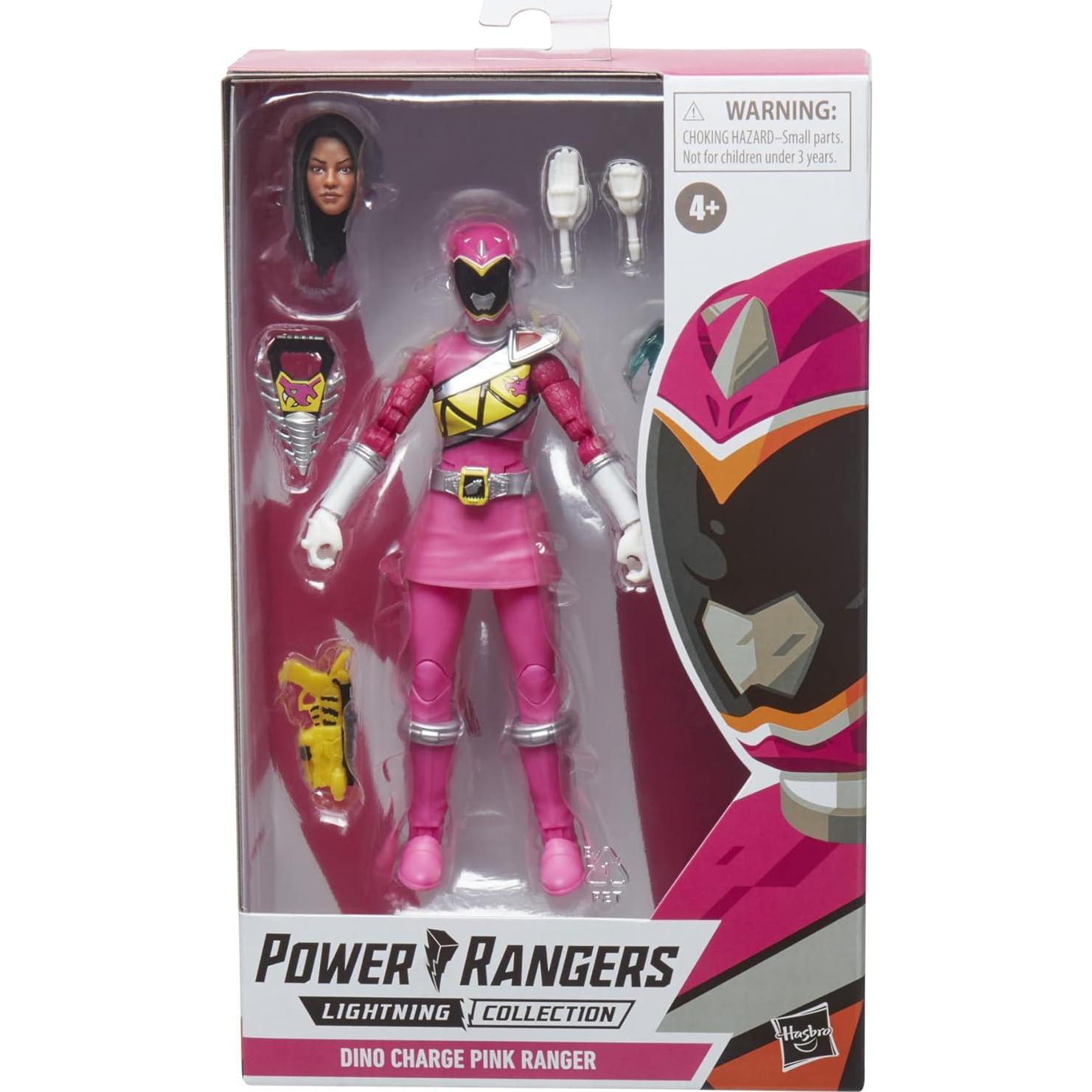 Figura de Acción Coleccionable Ranger Rosa Dino Charge 15 cm Hasbro
