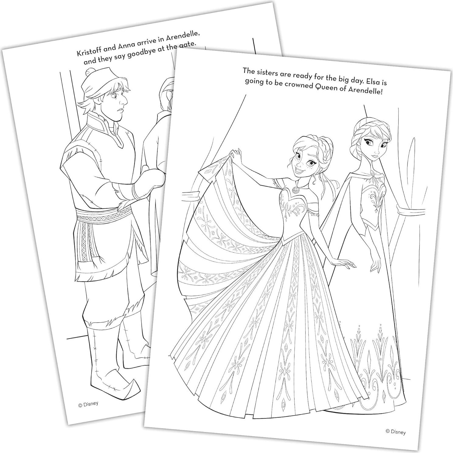 Libro de Colorear Frozen 2 Bendon 48 Páginas y Tatuajes