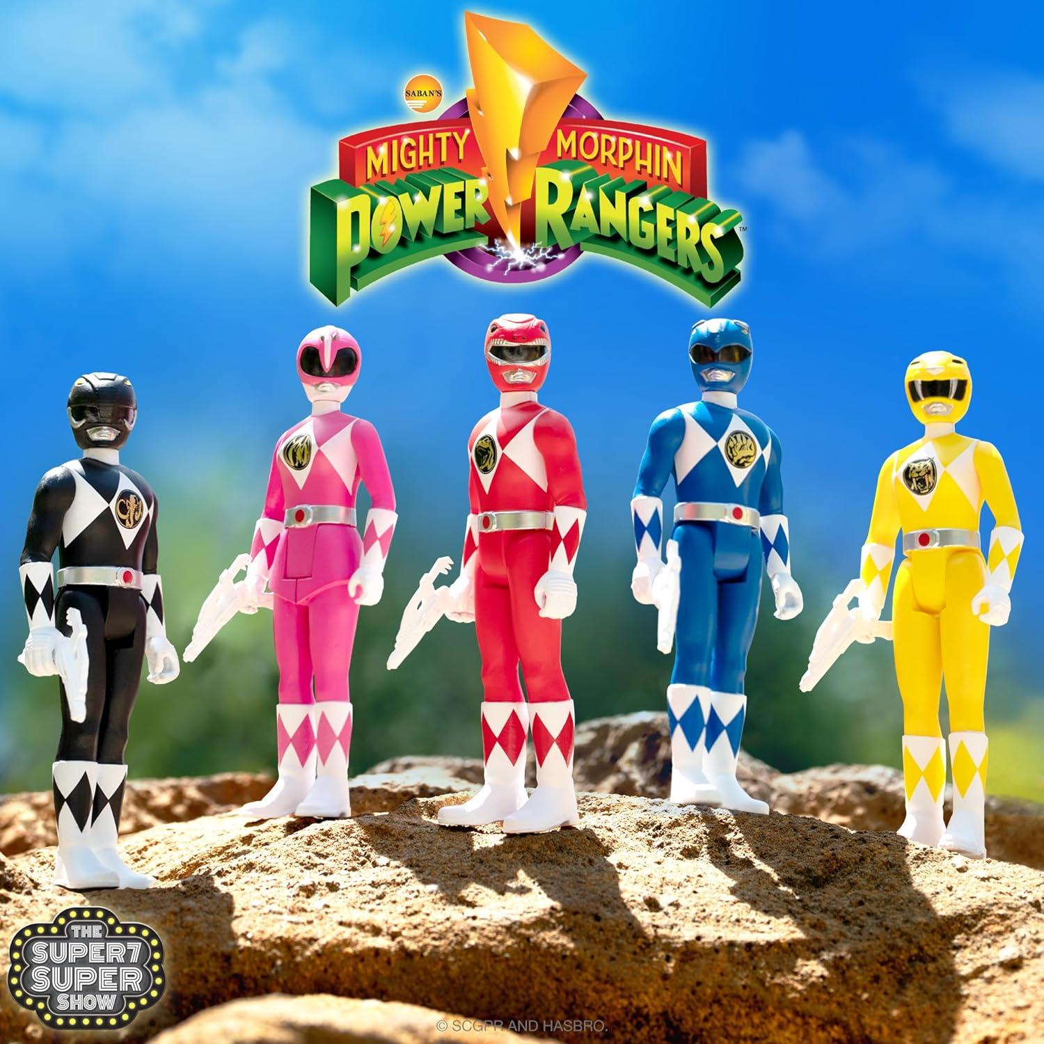 Figura de Acción Super7 Ranger Azul 9.53 cm Power Rangers
