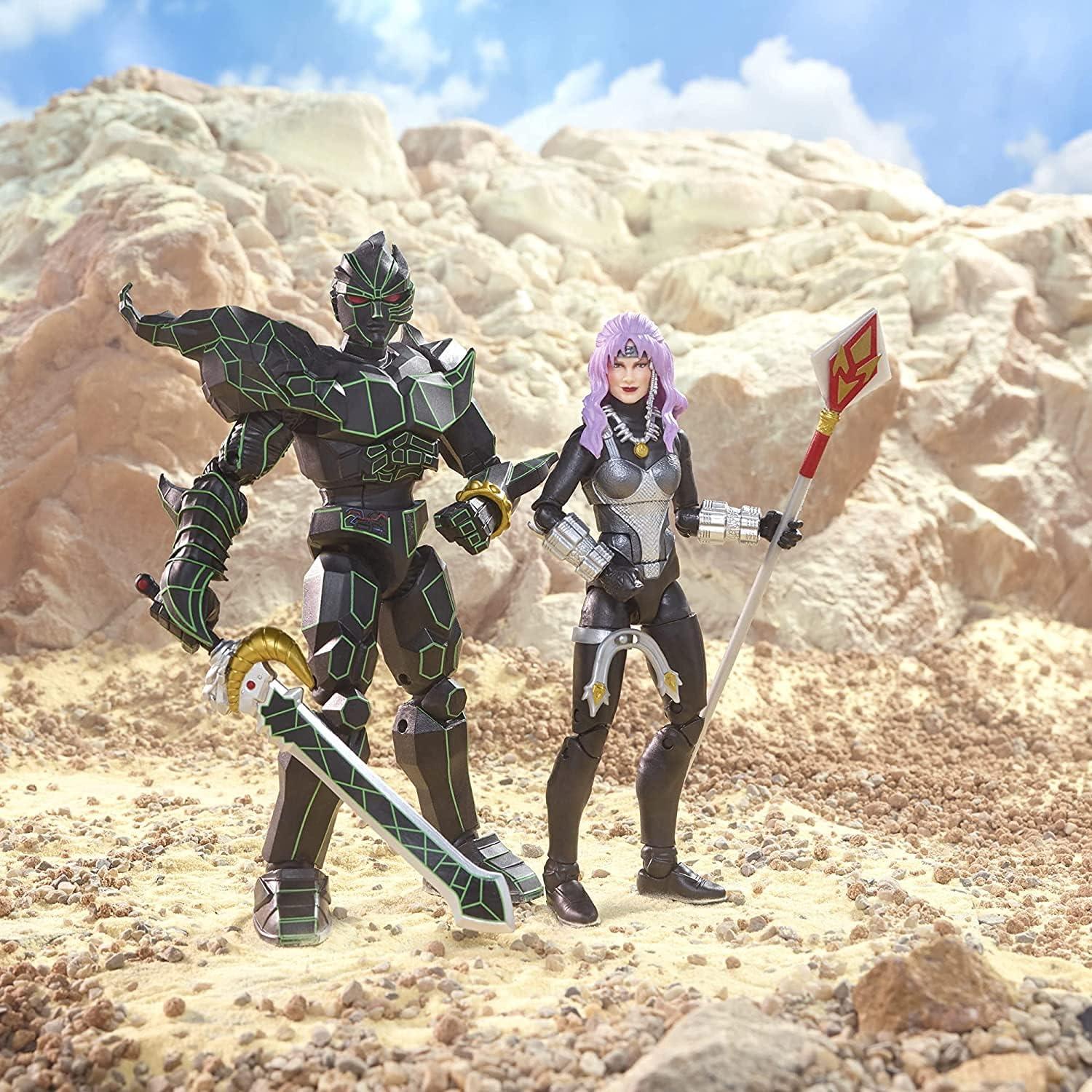 Figuras de Acción Power Rangers Lightning Ecliptor y Astronema 15 cm