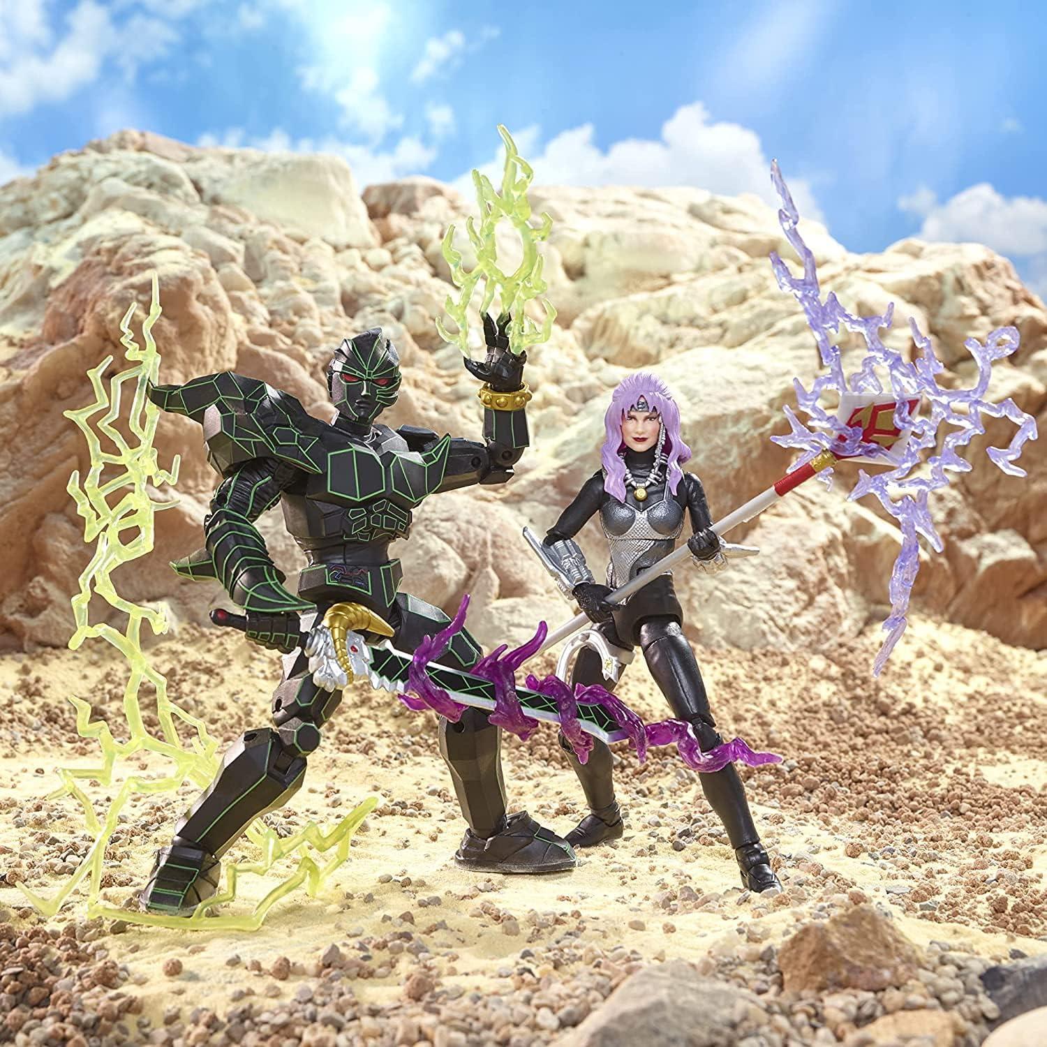 Figuras de Acción Power Rangers Lightning Ecliptor y Astronema 15 cm