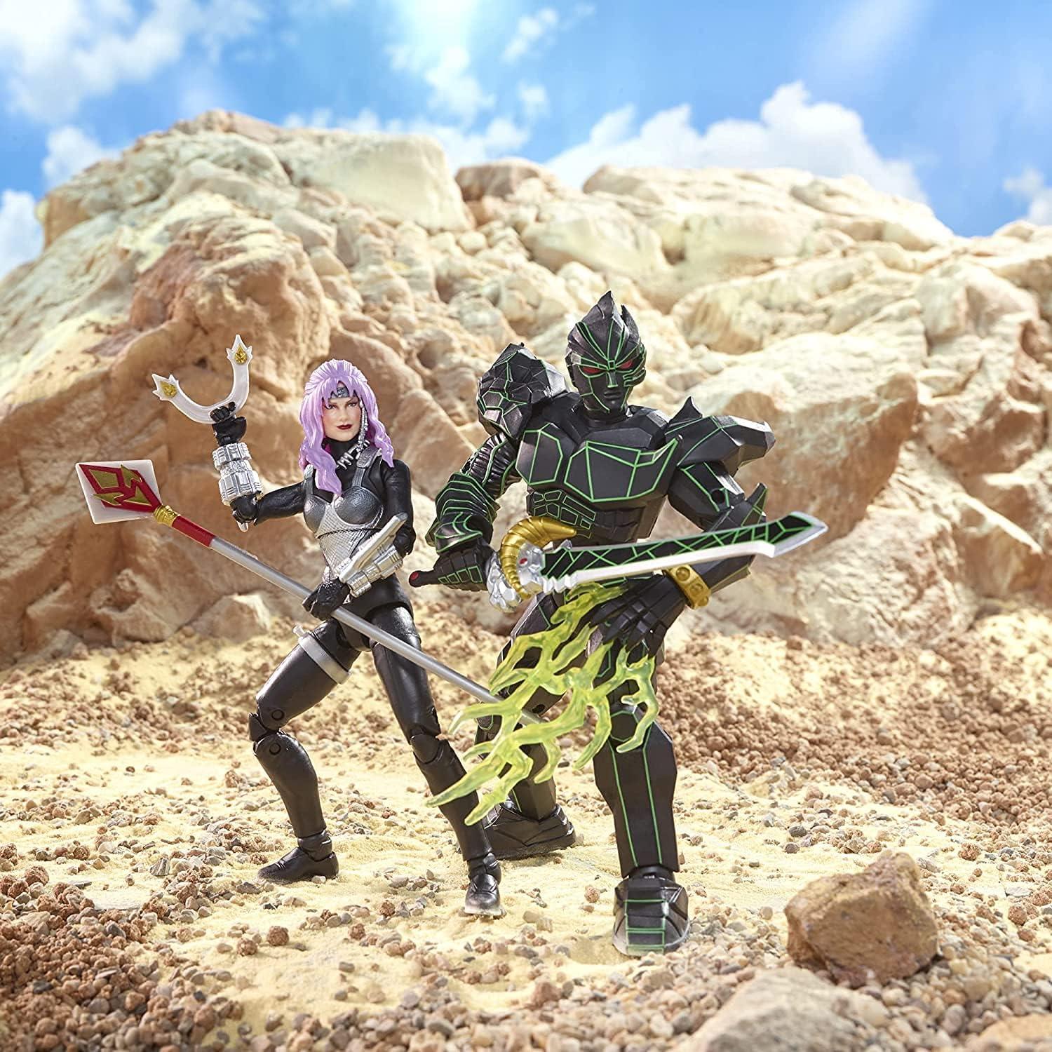 Figuras de Acción Power Rangers Lightning Ecliptor y Astronema 15 cm