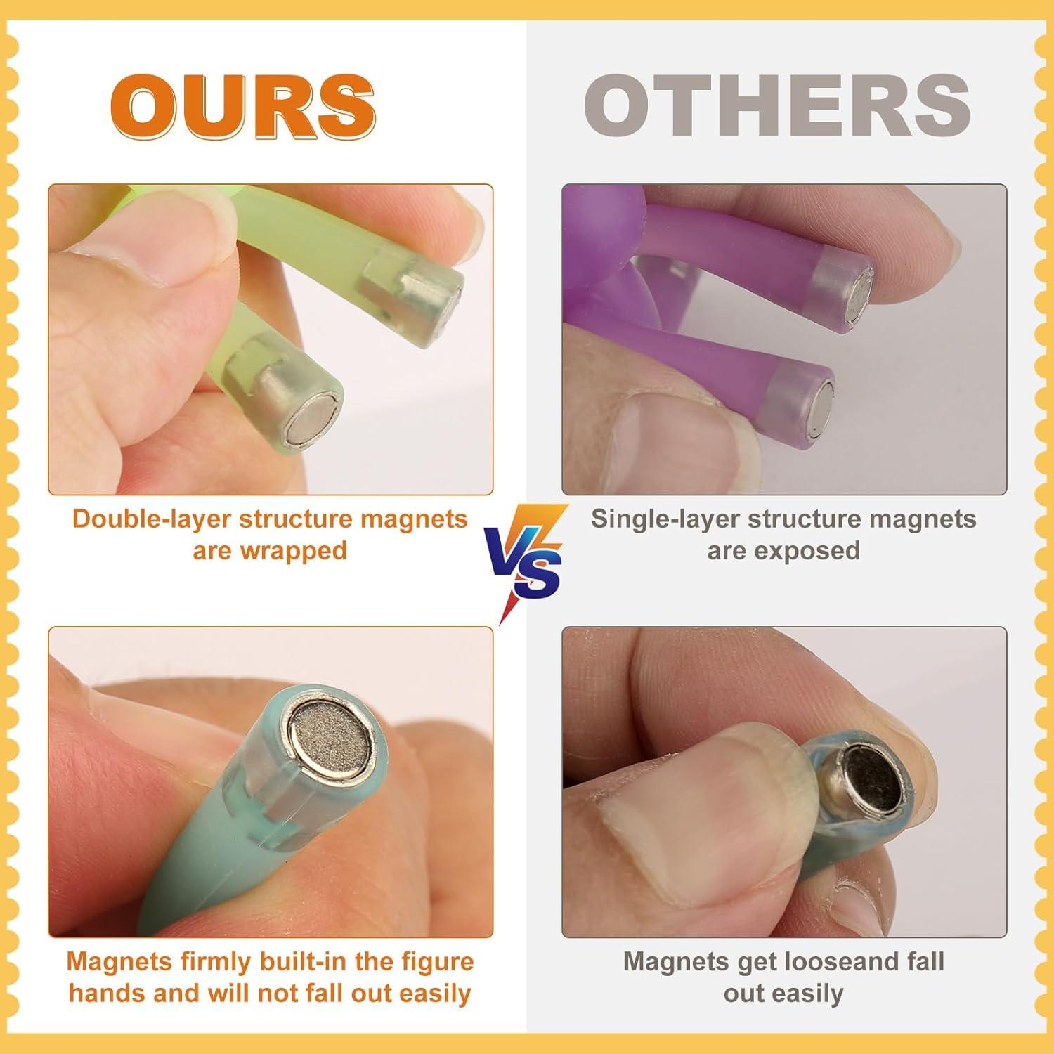 6 Piezas de Juguetes Magnéticos Laleay para Niños y Adultos