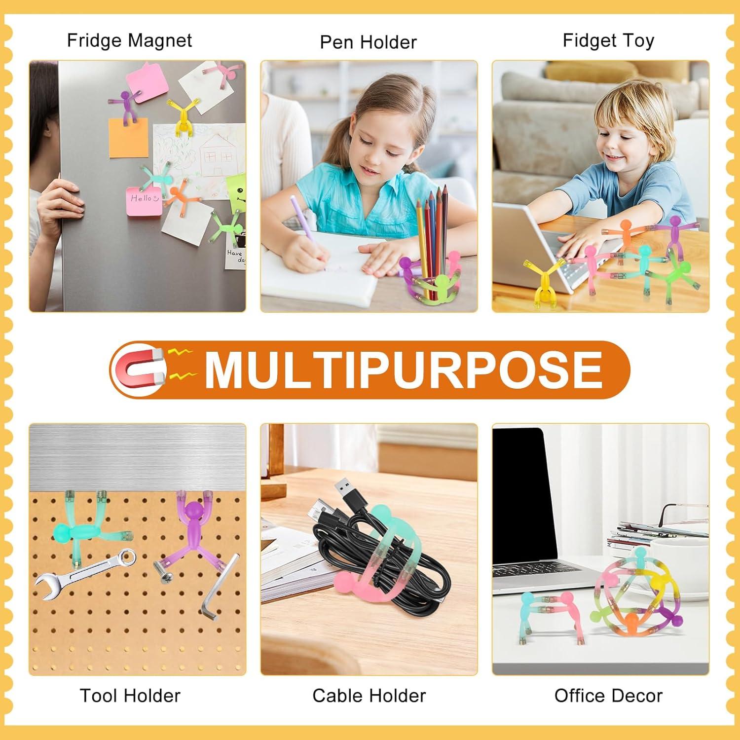 6 Piezas de Juguetes Magnéticos Laleay para Niños y Adultos