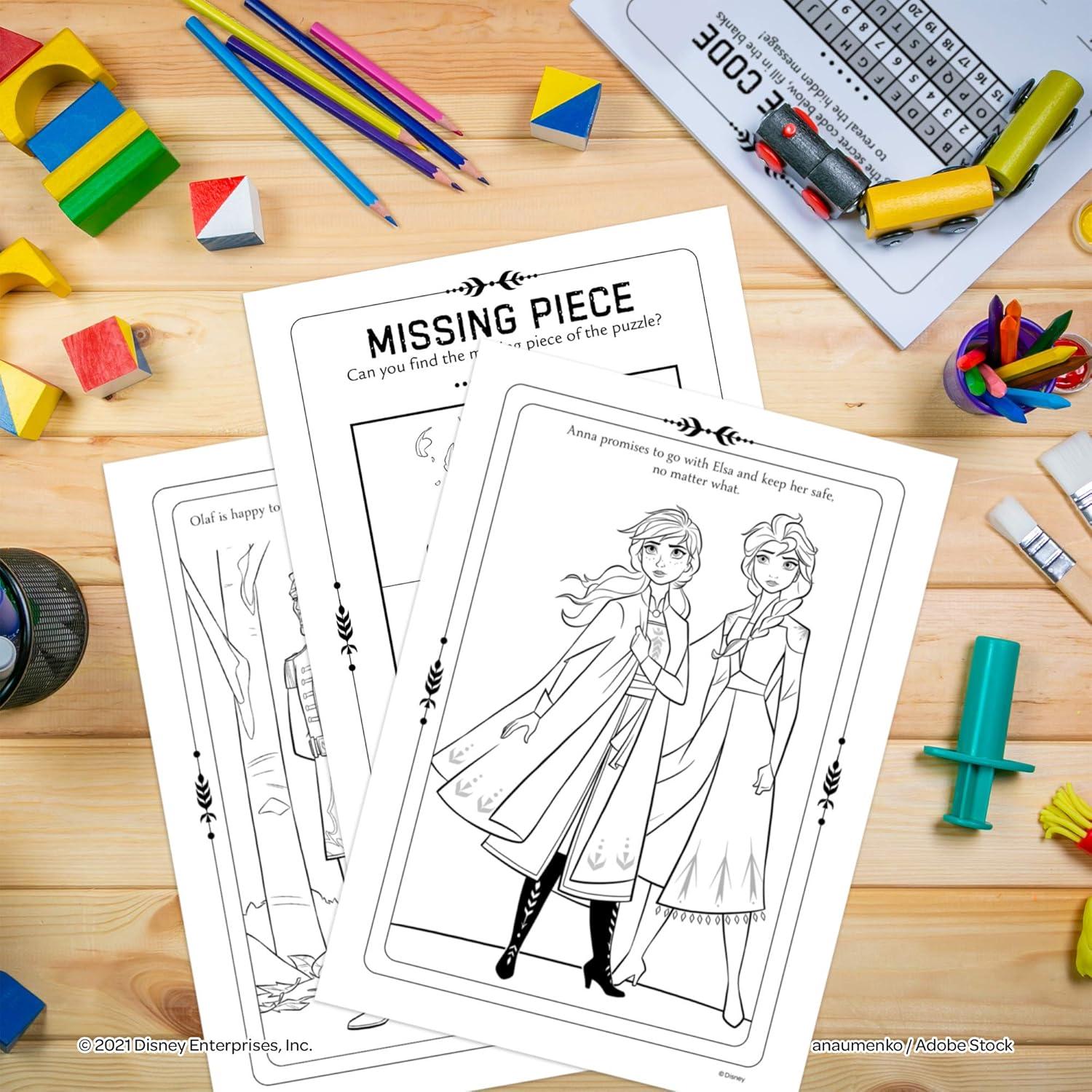 Libro de Actividades Frozen 2 Disney 128 Páginas con Pinturas