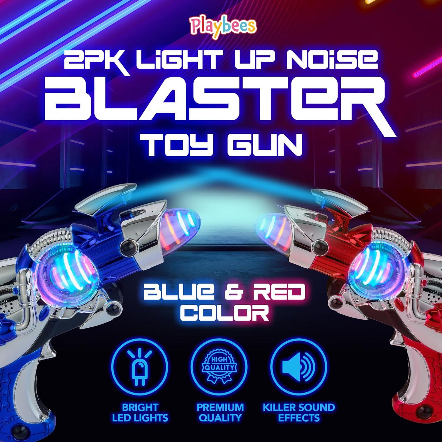 Blaster Espacial Galactic Blast Playbees - Paquete de 2 - 29.21 cm