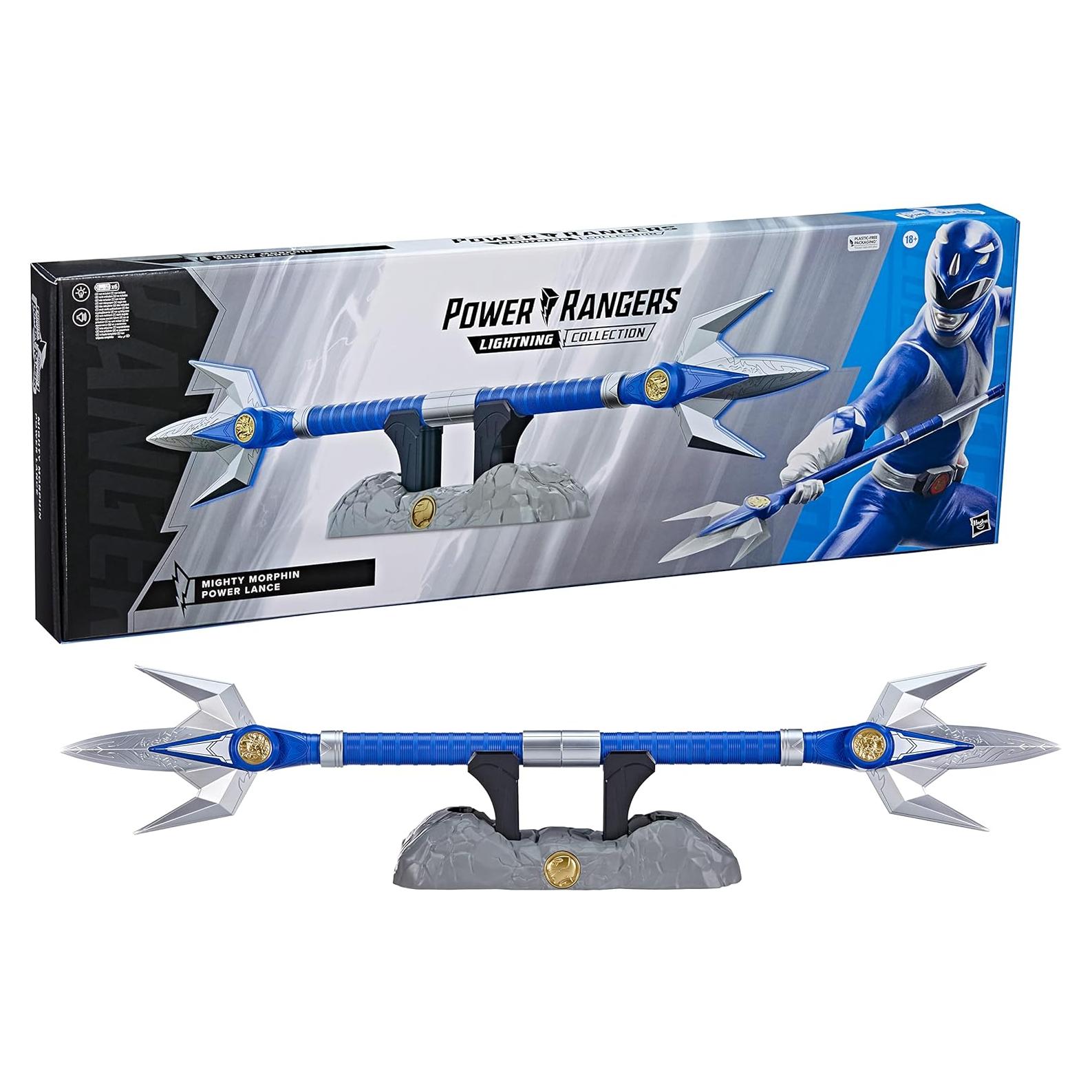 Lanza Poderosa Ranger Azul Hasbro Lightning Colección 31.9 cm