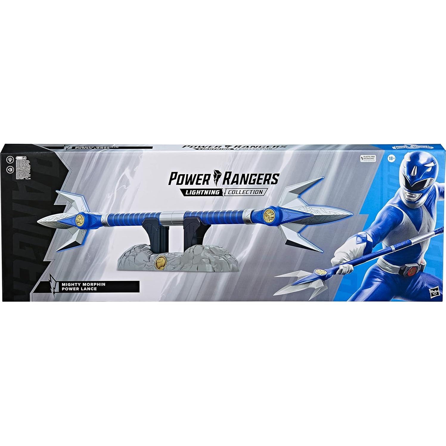 Lanza Poderosa Ranger Azul Hasbro Lightning Colección 31.9 cm