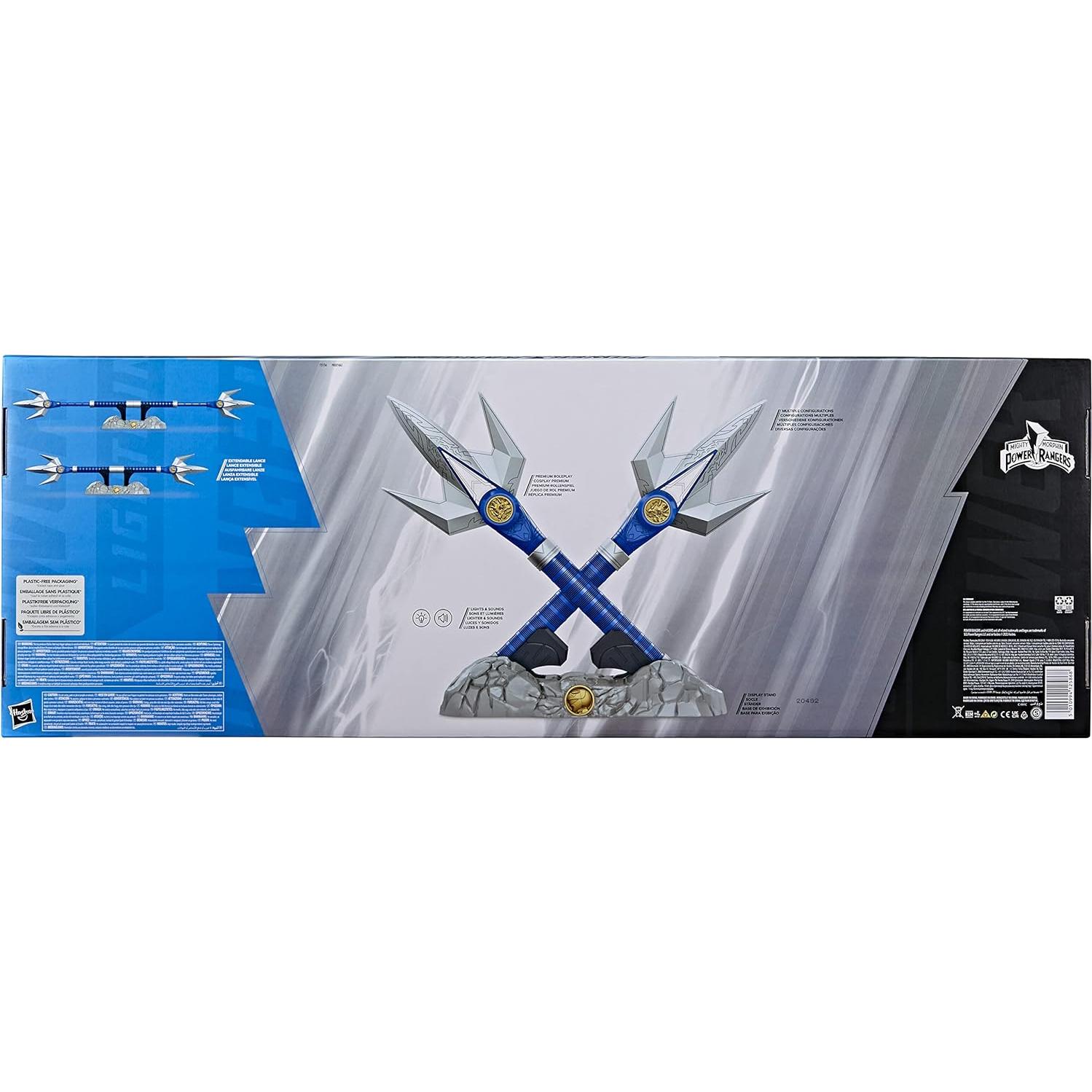 Lanza Poderosa Ranger Azul Hasbro Lightning Colección 31.9 cm
