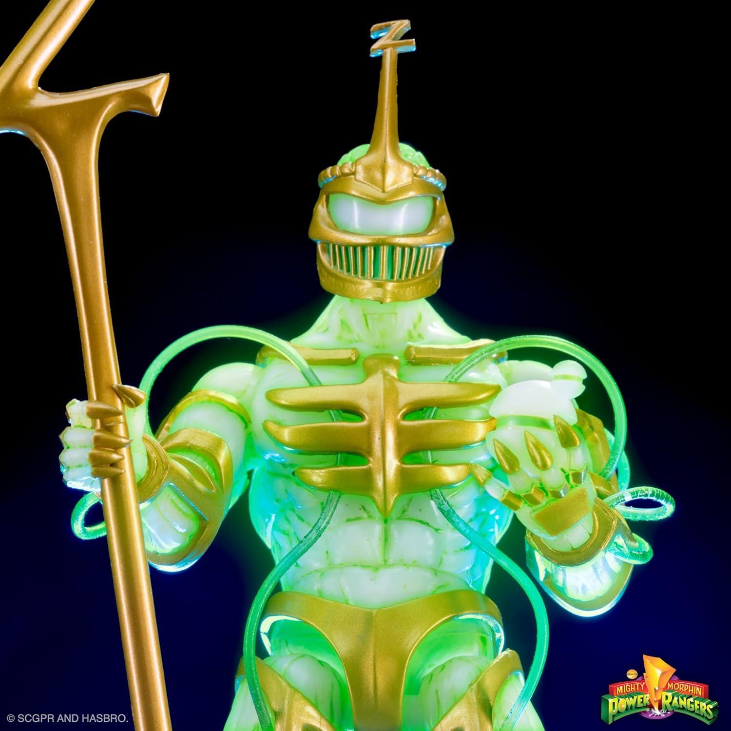 Figura de Acción Super7 ULTIMATES! Lord Zedd Brillo Dorado 17.78 cm