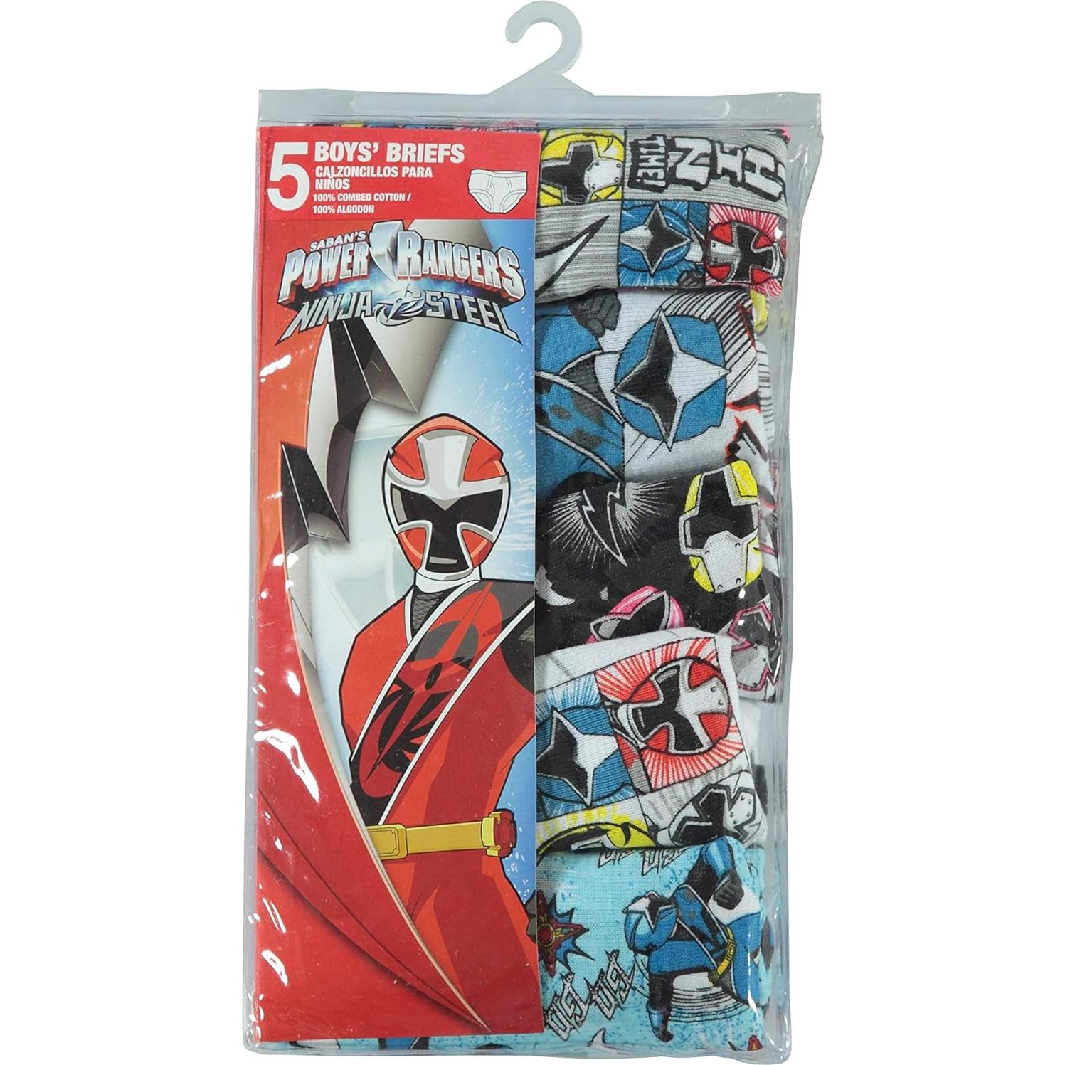 Calzoncillos para Niños Power Rangers Handcraft - Paquete de 5