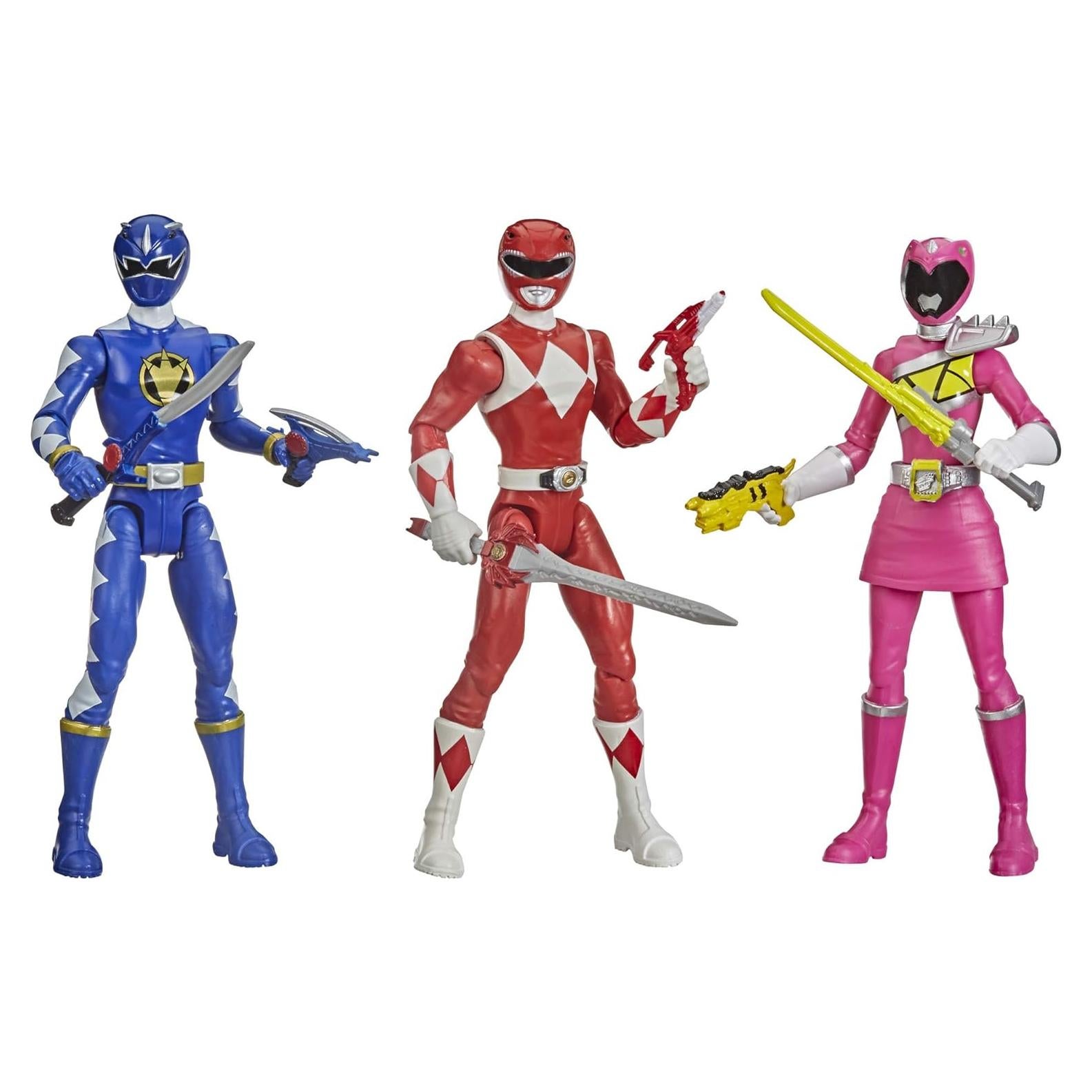 Power Rangers Beast Morphers Paquete 3 Figuras de Acción 6"