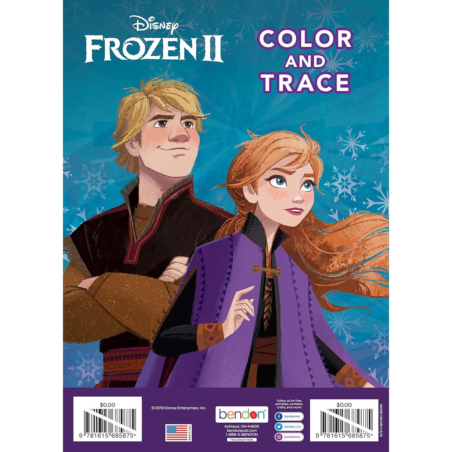 Libro de Actividades Frozen 2 Elsa y Olaf 48 Páginas Bendon