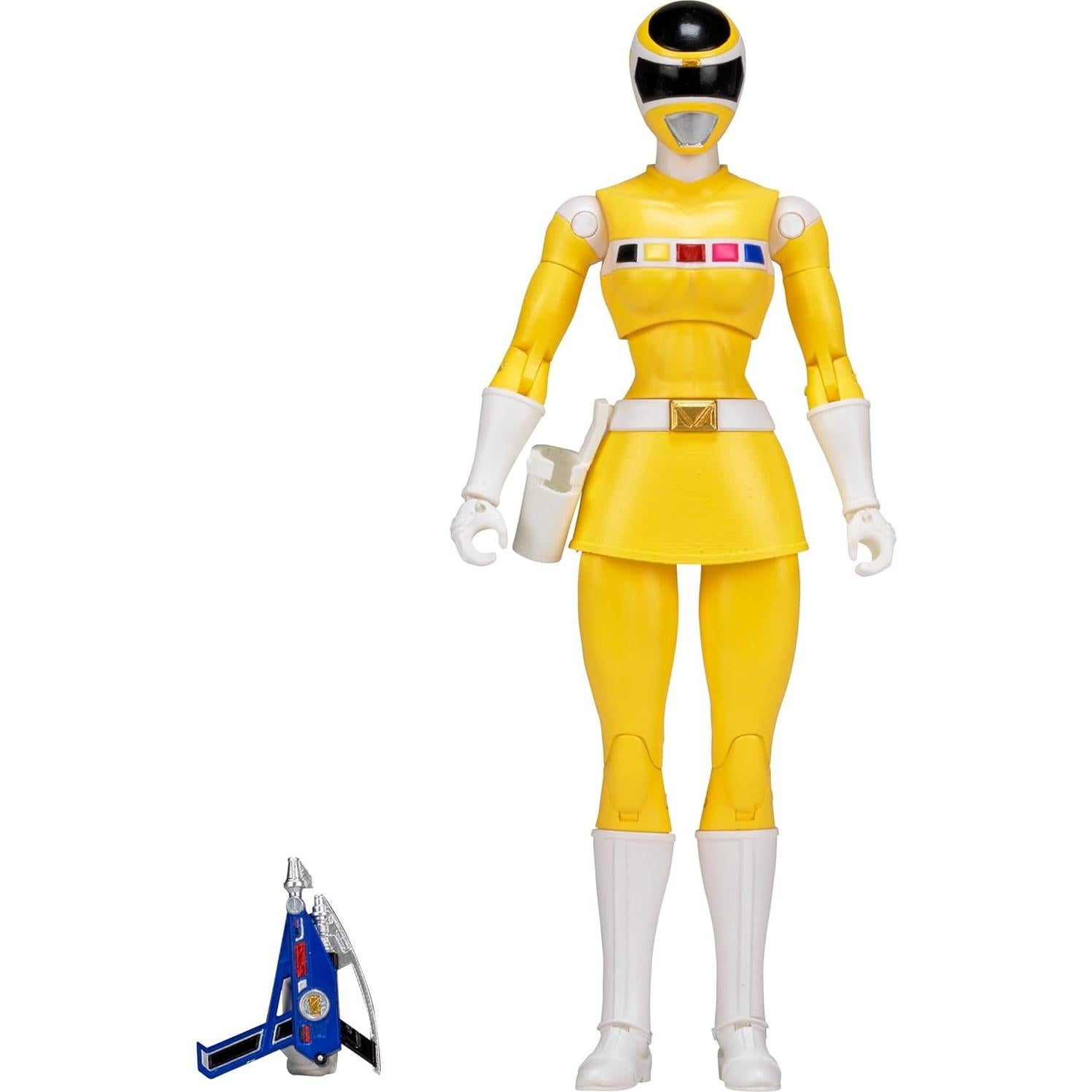 Figura Coleccionable Ranger Amarilla Power Rangers 17.8 cm