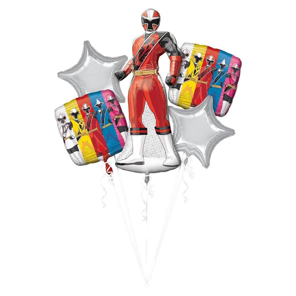 Ramo de Globos Power Ranger Ninja Steel Anagram 101.6x88.9cm