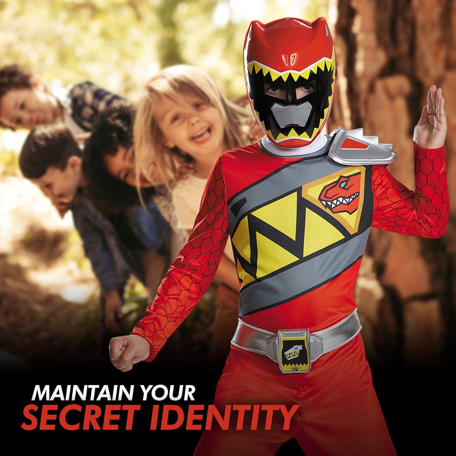 Disfraz Red Ranger Dino Charge Disguise para Niños Musculosos