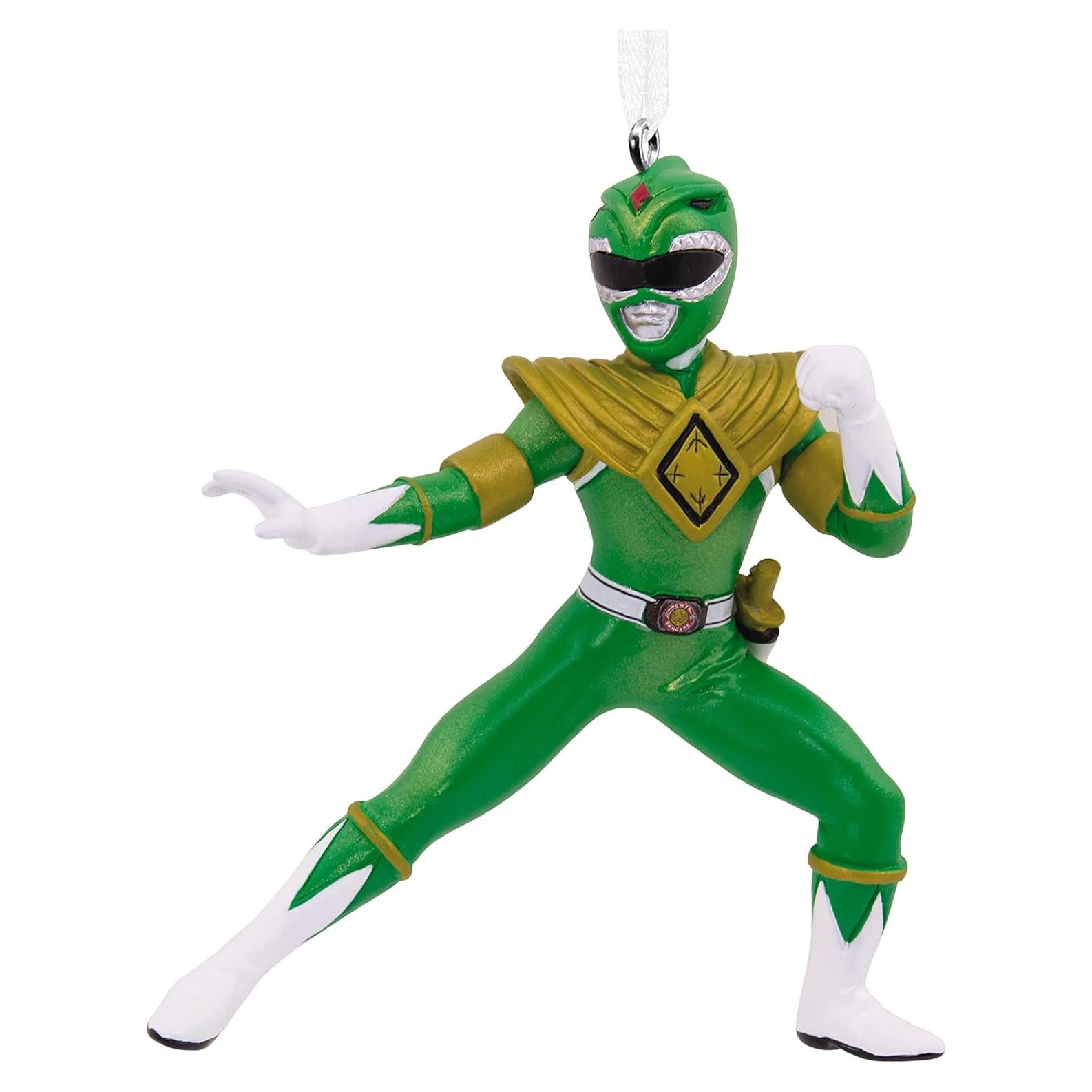 Adorno de Navidad Hallmark Ranger Verde Power Rangers 7.62 cm