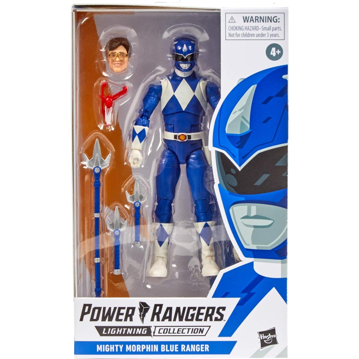 Figura de Acción Coleccionable Ranger Azul Mighty Morphin 15 cm Hasbro