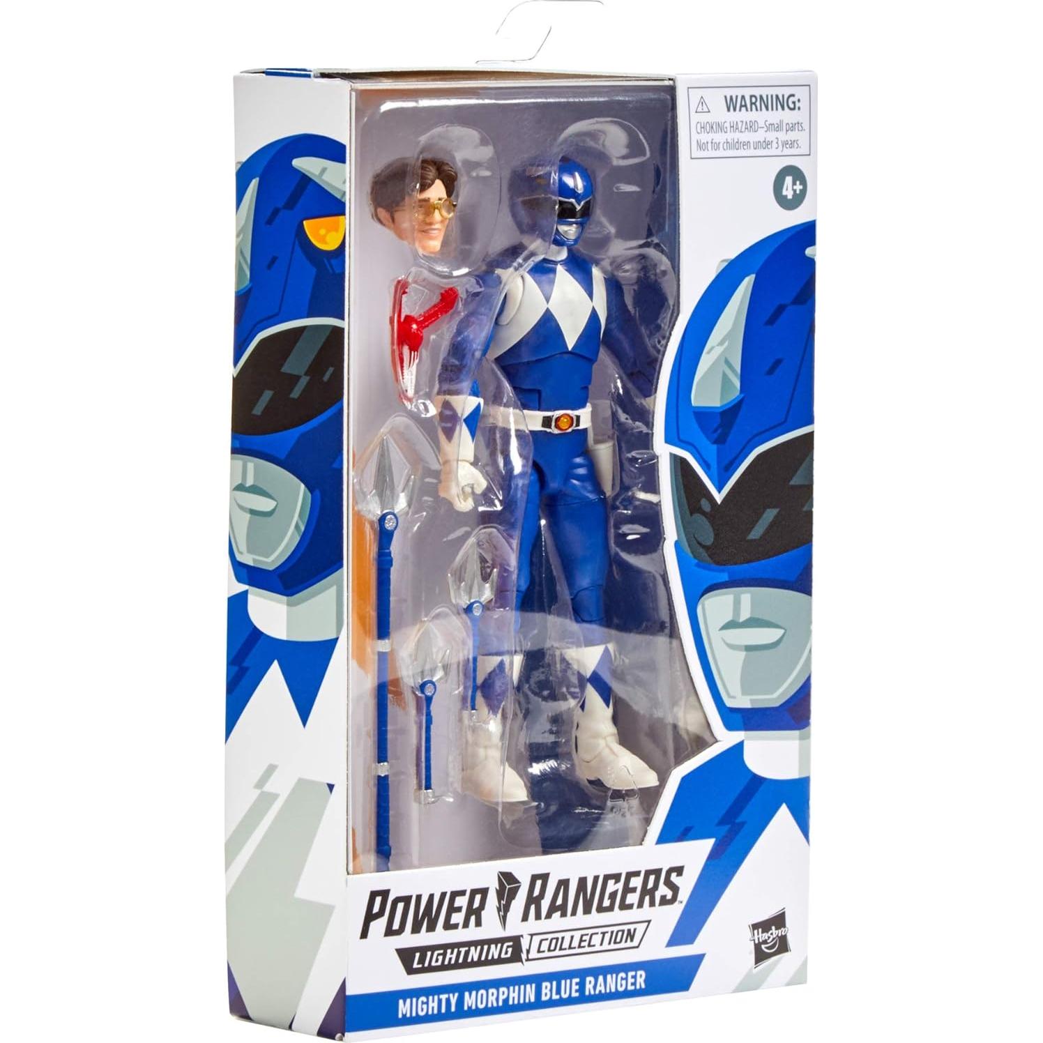 Figura de Acción Coleccionable Ranger Azul Mighty Morphin 15 cm Hasbro