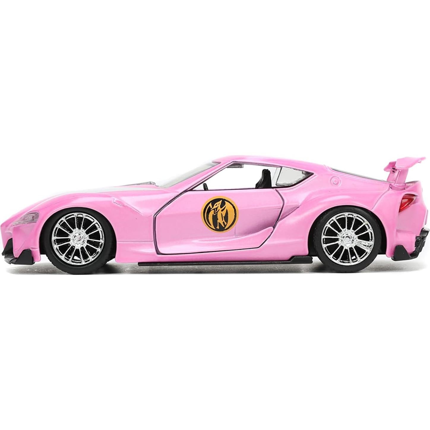 Coche Die-cast Toyota FT-1 Concept Jada Toys con Ranger Rosa 1.65"