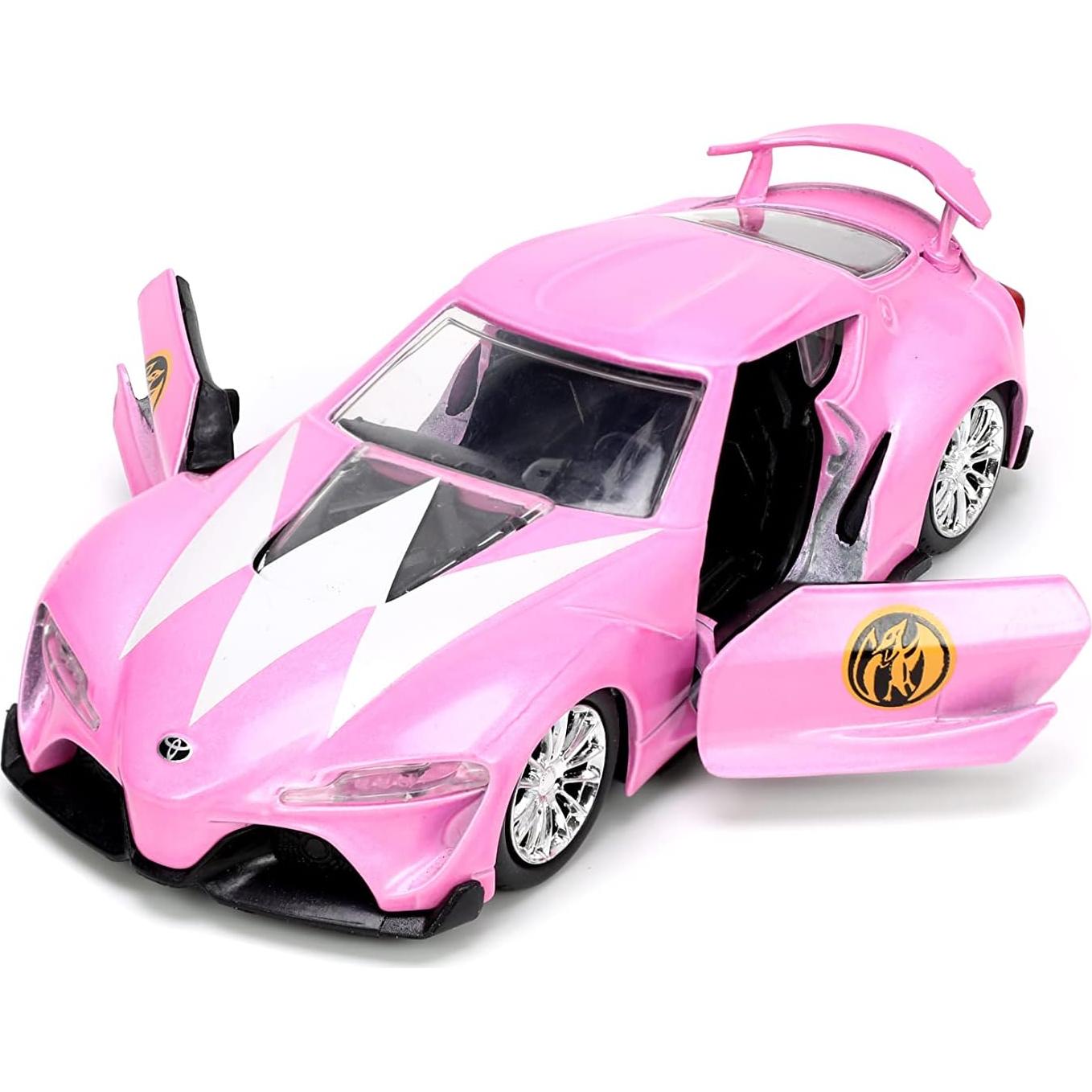 Coche Die-cast Toyota FT-1 Concept Jada Toys con Ranger Rosa 1.65"