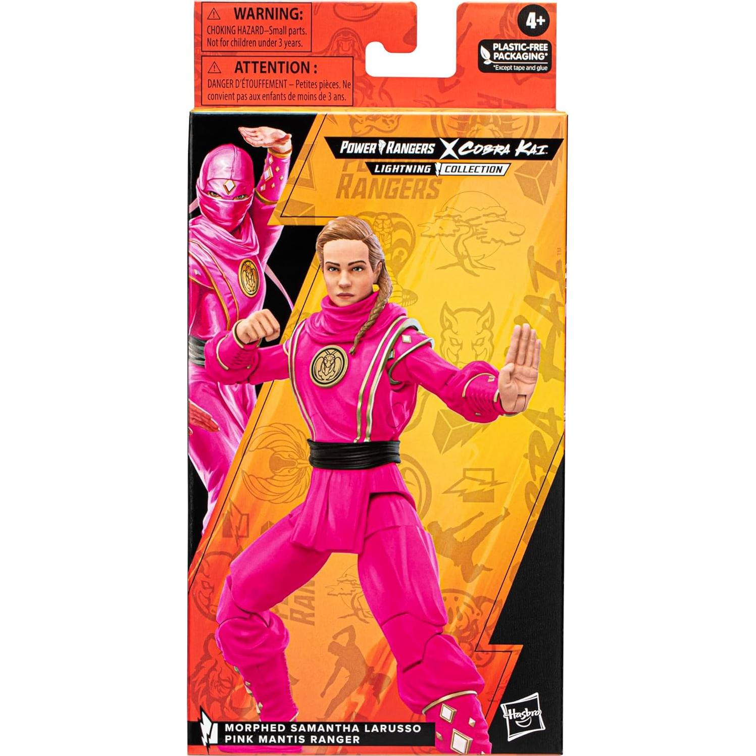 Figura Morfosis Samantha LaRusso Ranger Mantis Rosa 15cm Hasbro