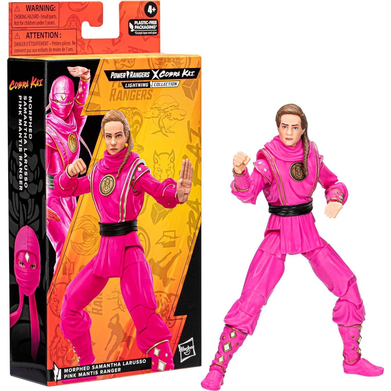 Figura Morfosis Samantha LaRusso Ranger Mantis Rosa 15cm Hasbro
