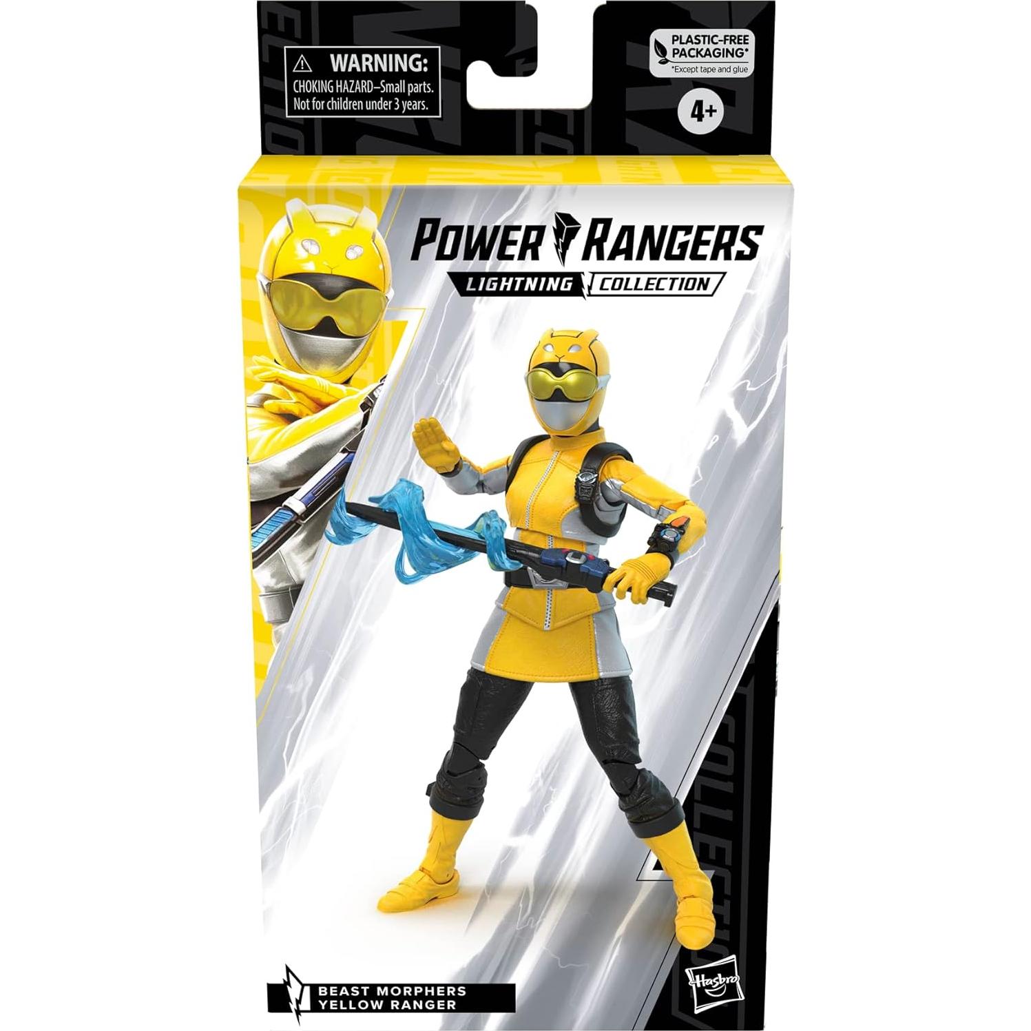 Figura de Acción Power Rangers Beast Morphers Amarillo 15 cm