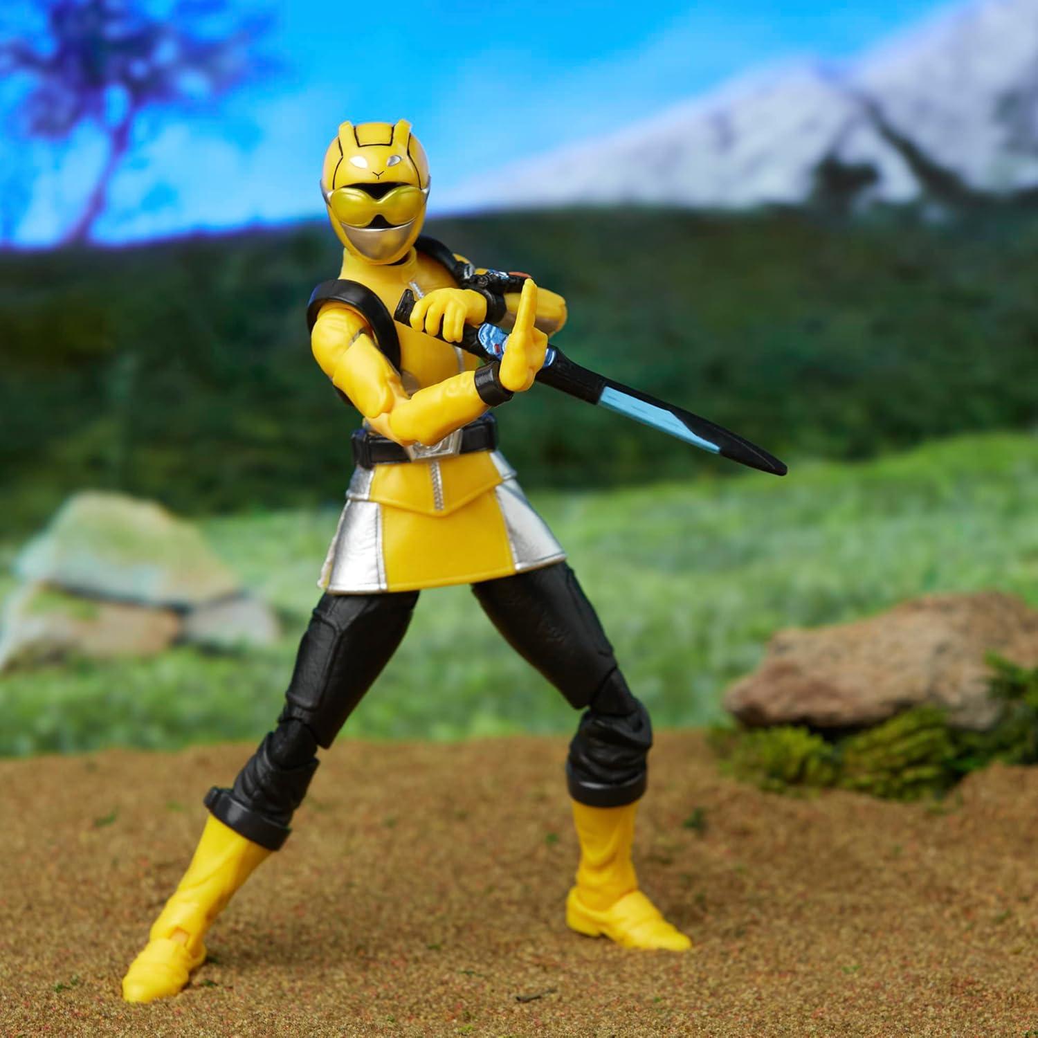 Figura de Acción Power Rangers Beast Morphers Amarillo 15 cm