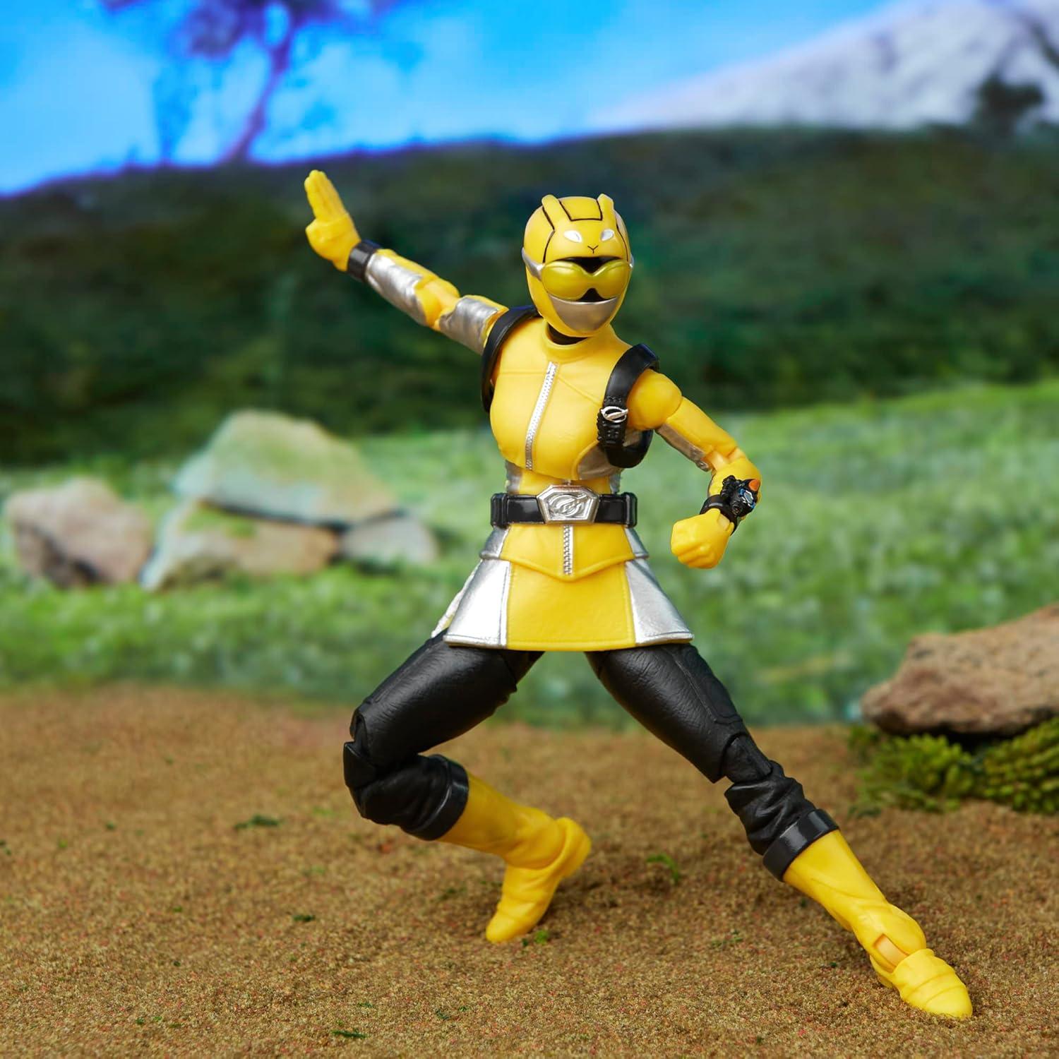 Figura de Acción Power Rangers Beast Morphers Amarillo 15 cm