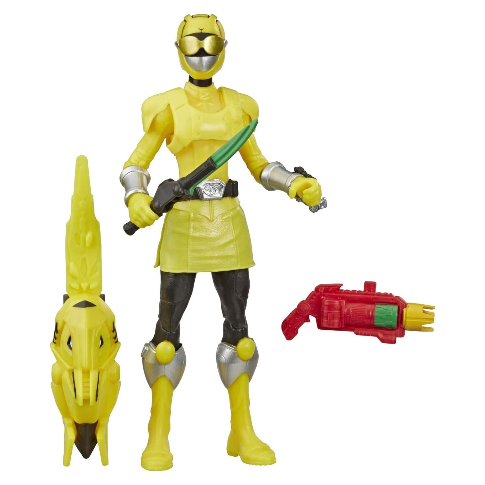 Figura Ranger Amarillo Beast-X Hasbro 15 cm con llave Morph-X