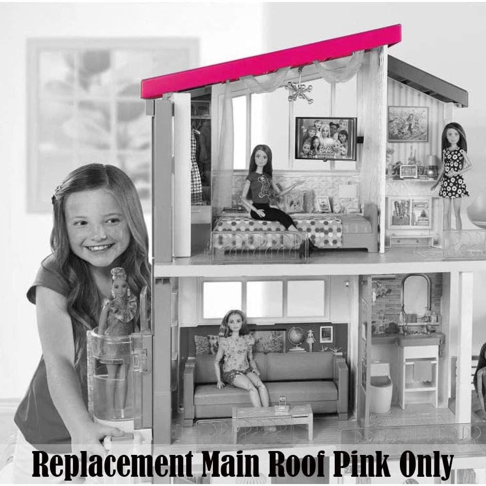 Techo Principal Rosa de Repuesto Barbie FHY73 FHY74