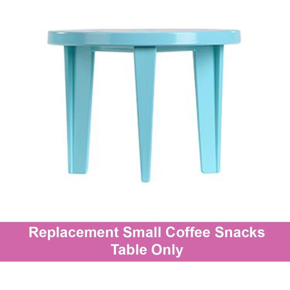 Mesa de Snacks de Repuesto Teal para Barbie Dreamhouse HMX10