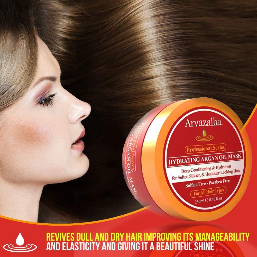 Máscara Hidratante Arvazallia 240 ml para Cabello Seco