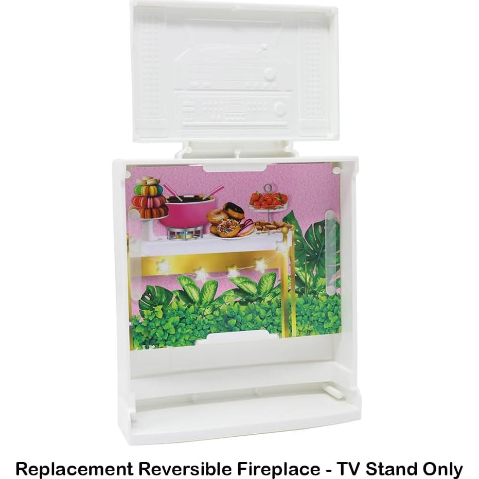 Repuesto Chimenea Reversible Mattel para Casa de Muñecas Barbie HMX10