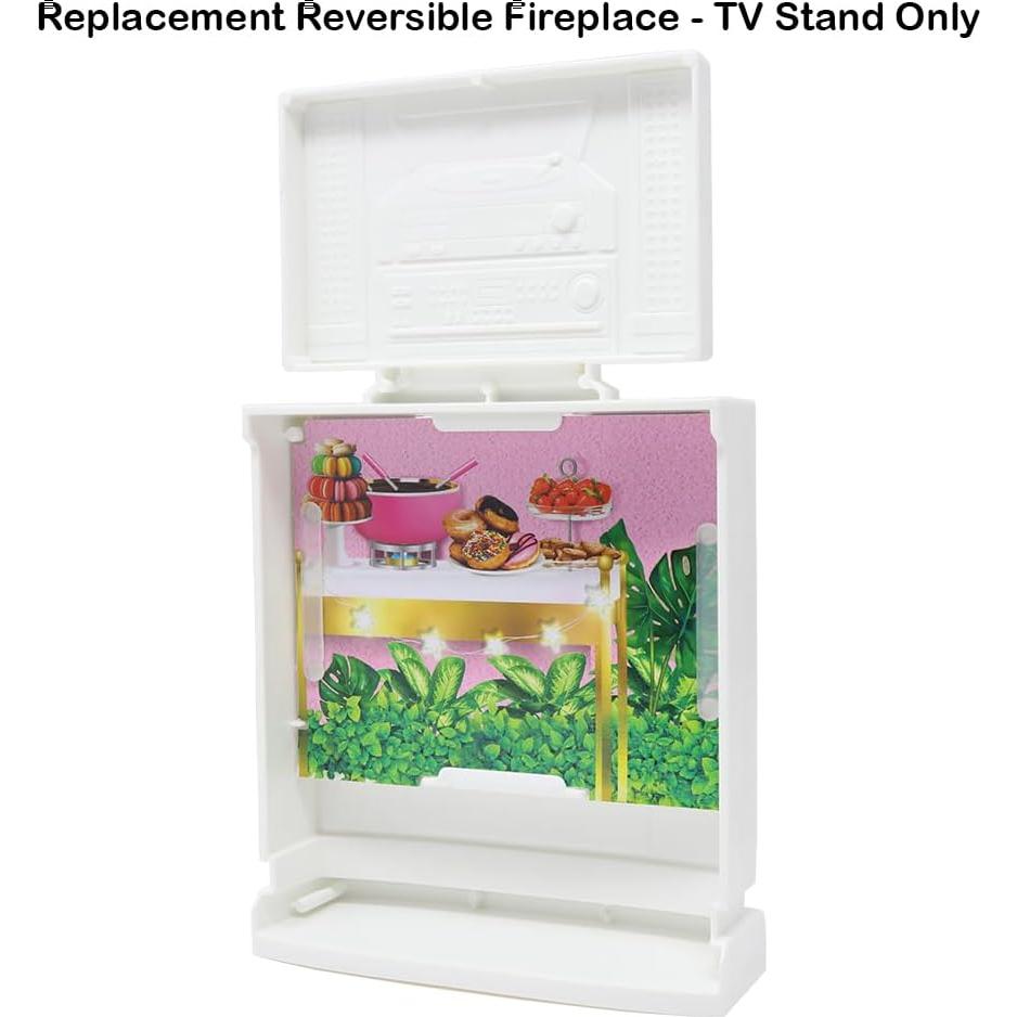 Repuesto Chimenea Reversible Mattel para Casa de Muñecas Barbie HMX10