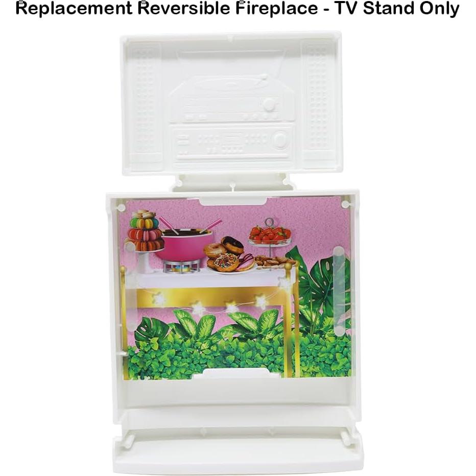 Repuesto Chimenea Reversible Mattel para Casa de Muñecas Barbie HMX10
