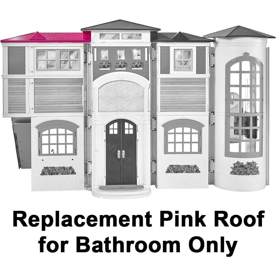 Techo Rosa de Repuesto para Baño Barbie Hello Dreamhouse DPX21